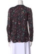 Étoile Isabel Marant Floral Print Crew Neck Blouse