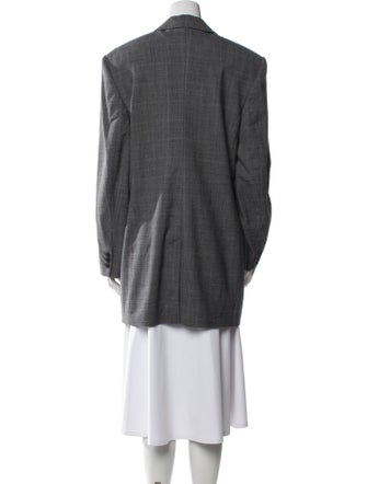 Étoile Isabel Marant Wool Plaid Print Blazer