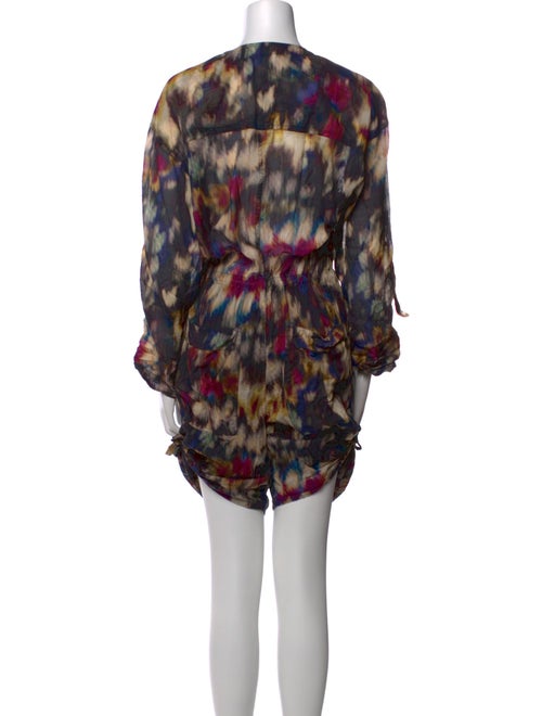 Étoile Isabel Marant Tie-Dye Print Crew Neck Romper