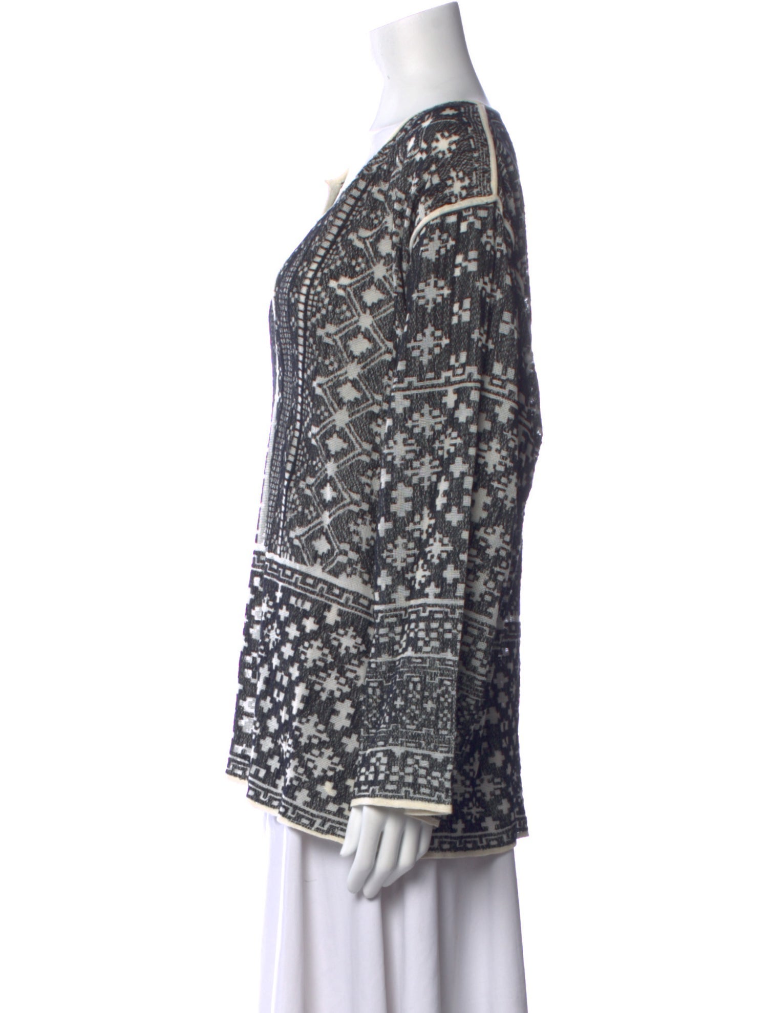 Étoile Isabel Marant Printed V-Neck Tunic