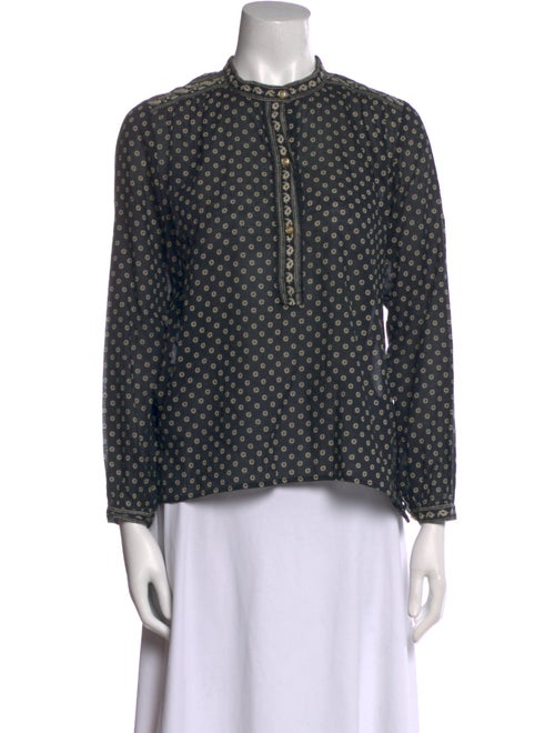 Étoile Isabel Marant Printed Mock Neck Top
