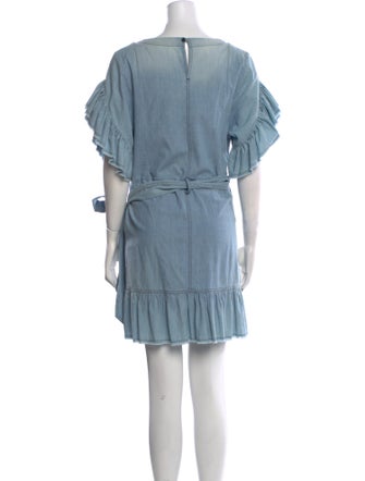 Étoile Isabel Marant Bateau Neckline Mini Dress