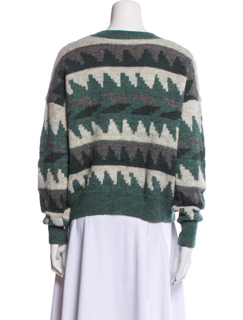 Étoile Isabel Marant Printed Scoop Neck Sweater