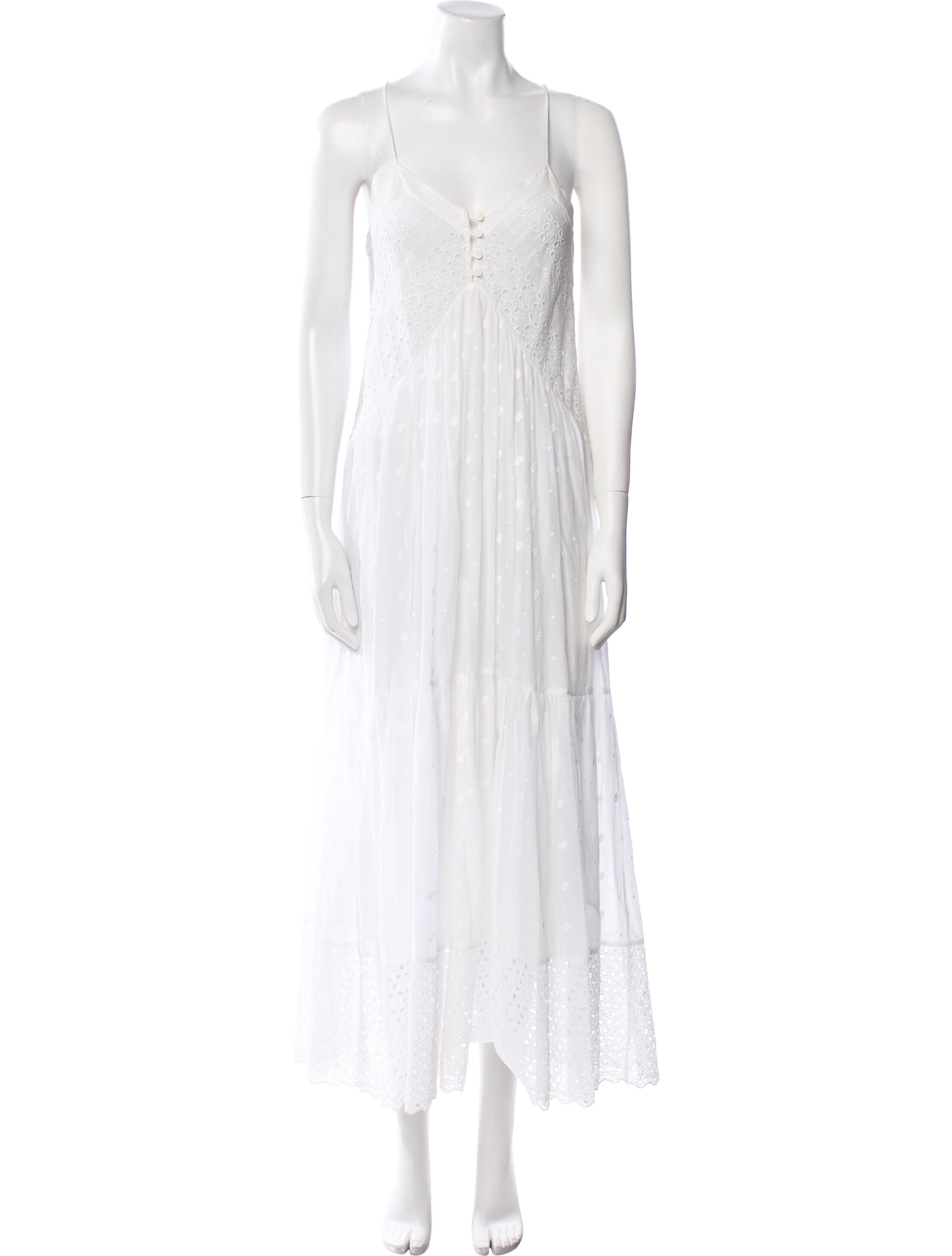 Étoile Isabel Marant V-Neck Long Dress