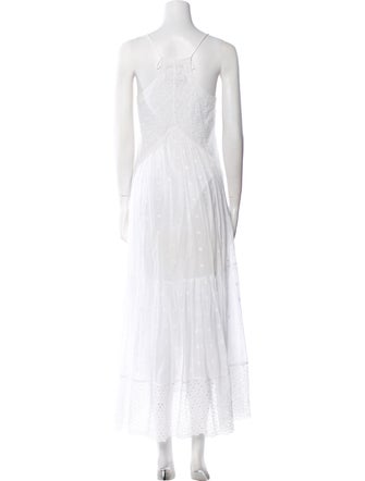 Étoile Isabel Marant V-Neck Long Dress