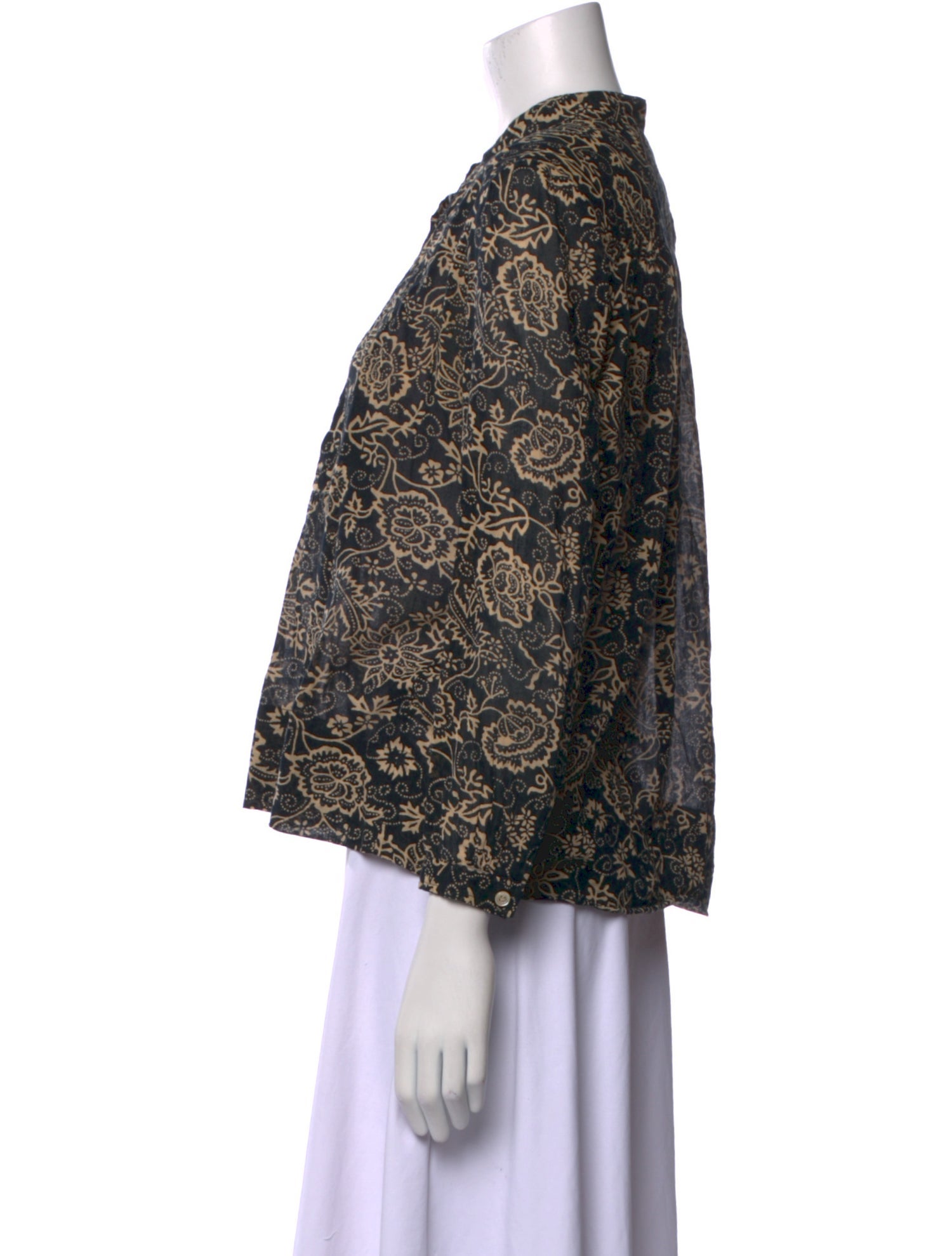Étoile Isabel Marant Printed Mock Neck Blouse