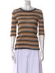 Étoile Isabel Marant Striped Scoop Neck Sweater