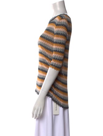 Étoile Isabel Marant Striped Scoop Neck Sweater