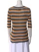 Étoile Isabel Marant Striped Scoop Neck Sweater