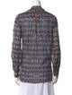 Étoile Isabel Marant Printed Crew Neck Button-Up Top