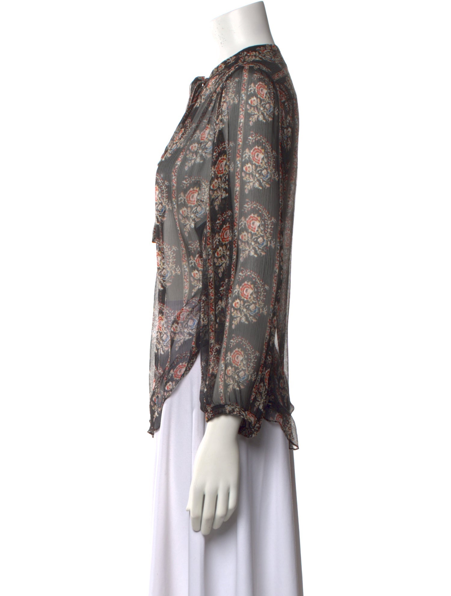 Étoile Isabel Marant Silk Floral Print Blouse