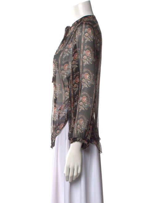 Étoile Isabel Marant Silk Floral Print Blouse