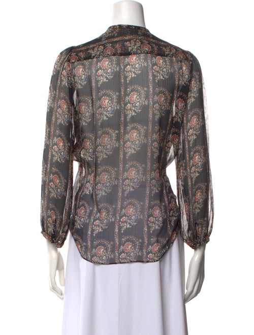 Étoile Isabel Marant Silk Floral Print Blouse
