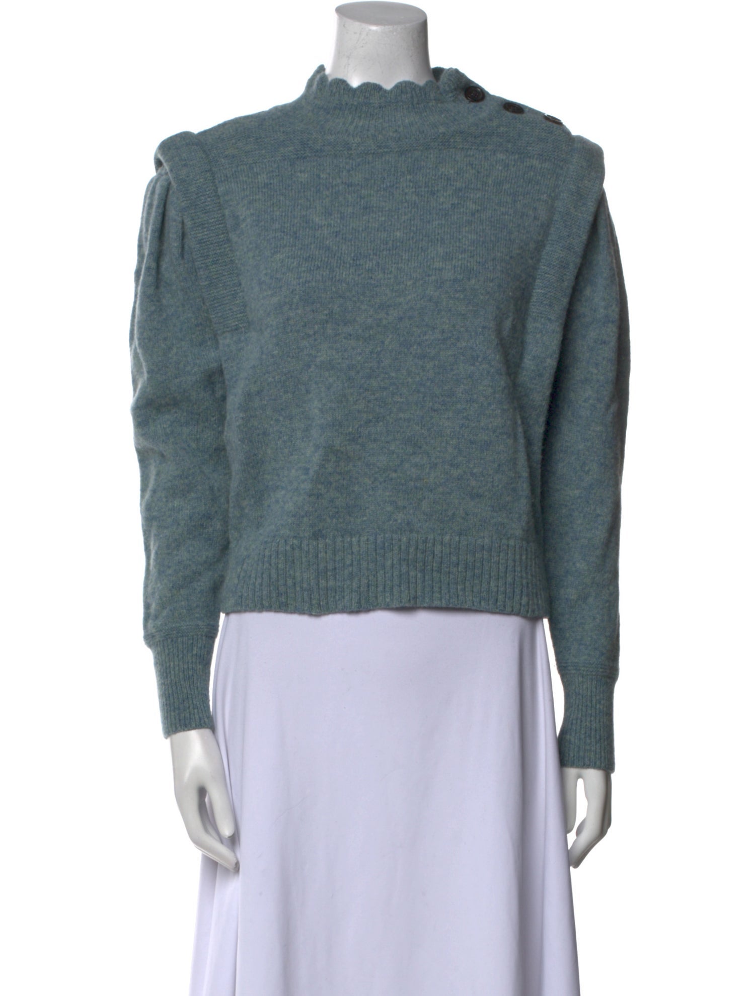 Étoile Isabel Marant Wool Mock Neck Sweater