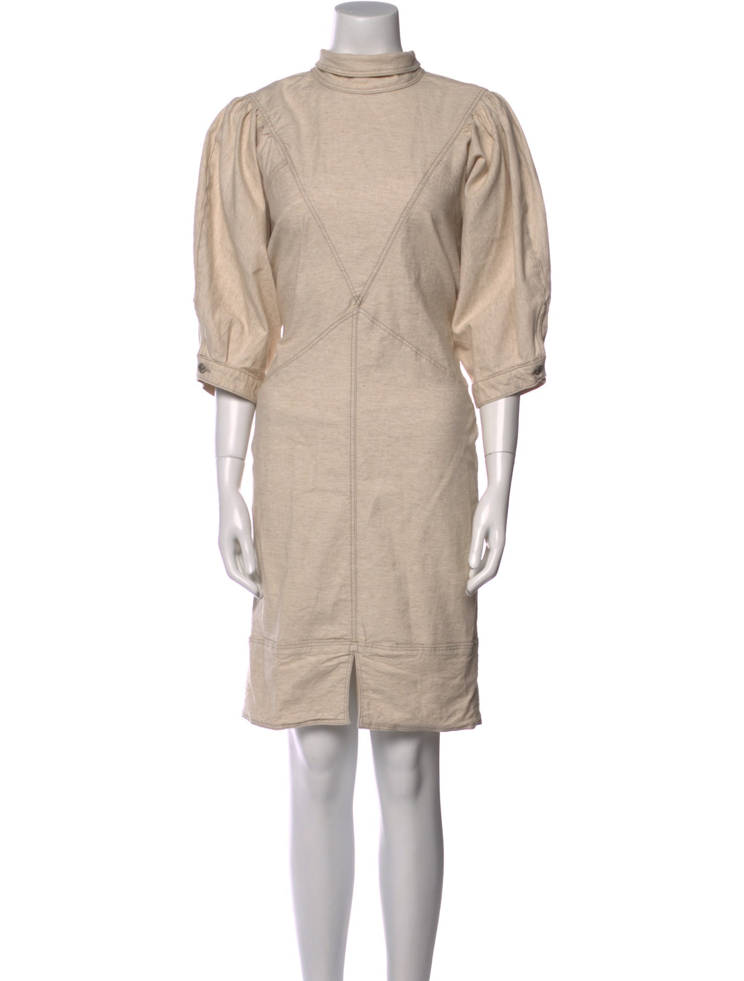 Étoile Isabel Marant Mock Neck Knee-Length Dress