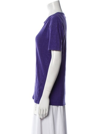 Étoile Isabel Marant Linen Crew Neck T-Shirt