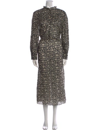 Étoile Isabel Marant Floral Print Midi Length Dress