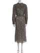 Étoile Isabel Marant Floral Print Midi Length Dress