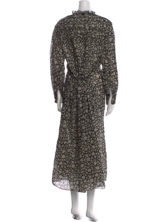 Étoile Isabel Marant Floral Print Midi Length Dress