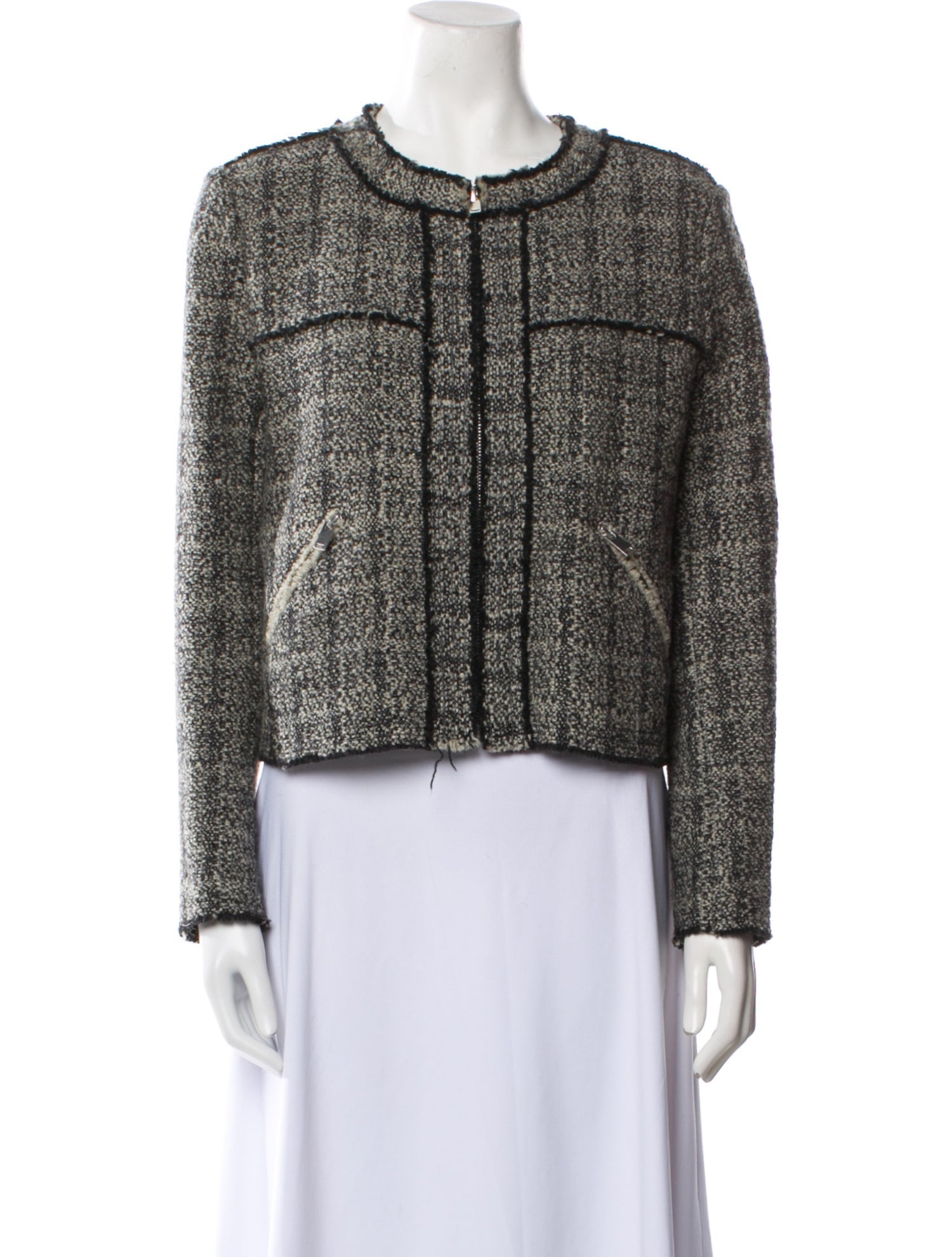 Étoile Isabel Marant Wool Tweed Pattern Jacket