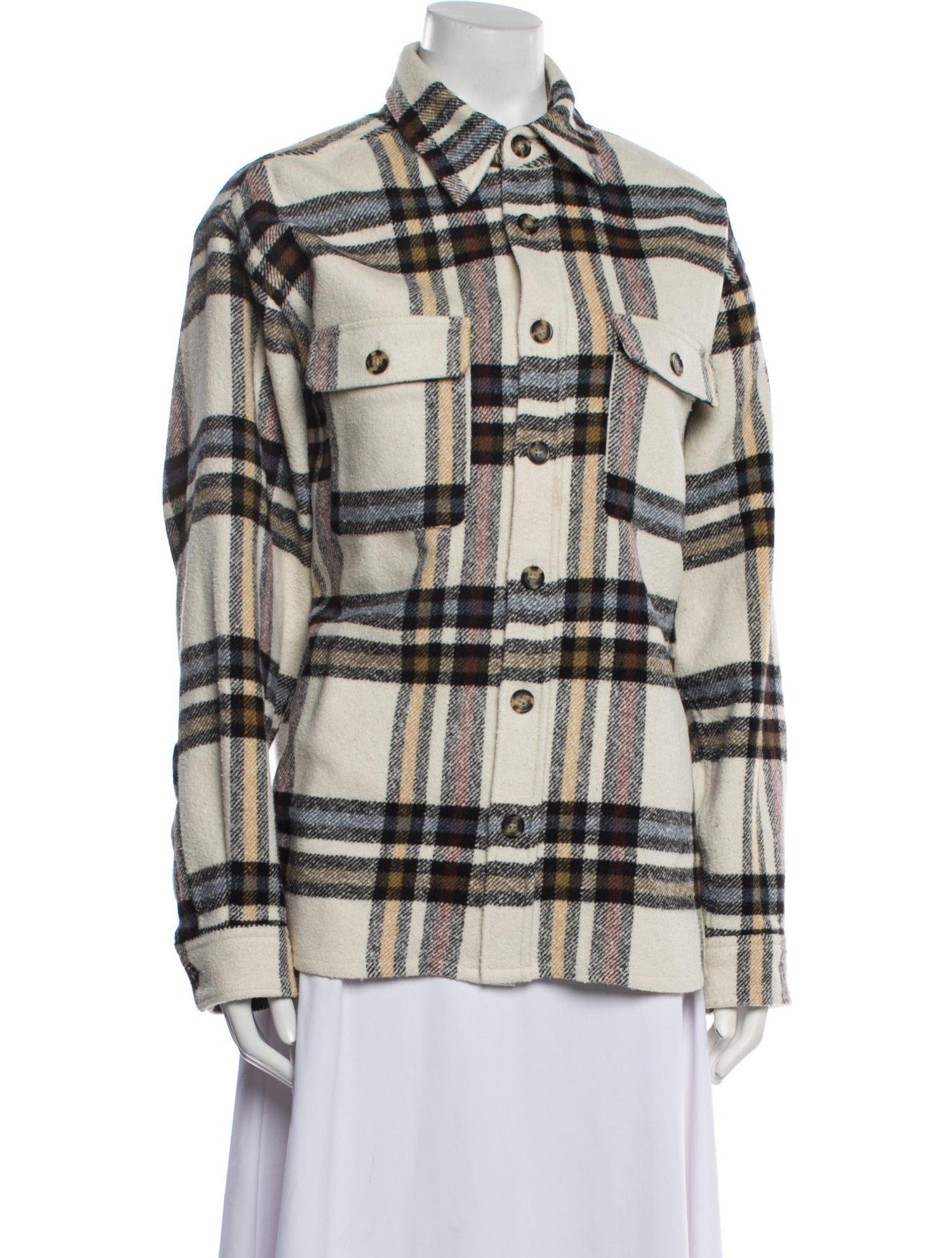Étoile Isabel Marant Plaid Print Jacket