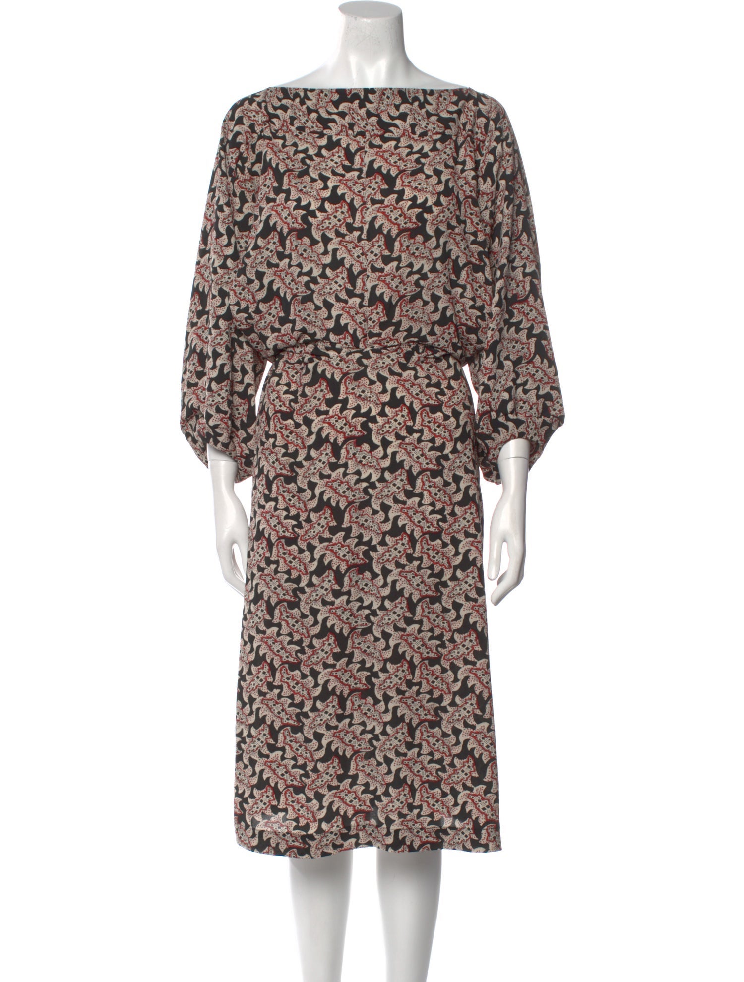 Étoile Isabel Marant Floral Print Knee-Length Dress