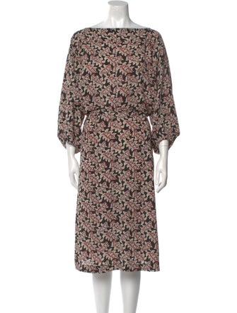 Étoile Isabel Marant Floral Print Knee-Length Dress