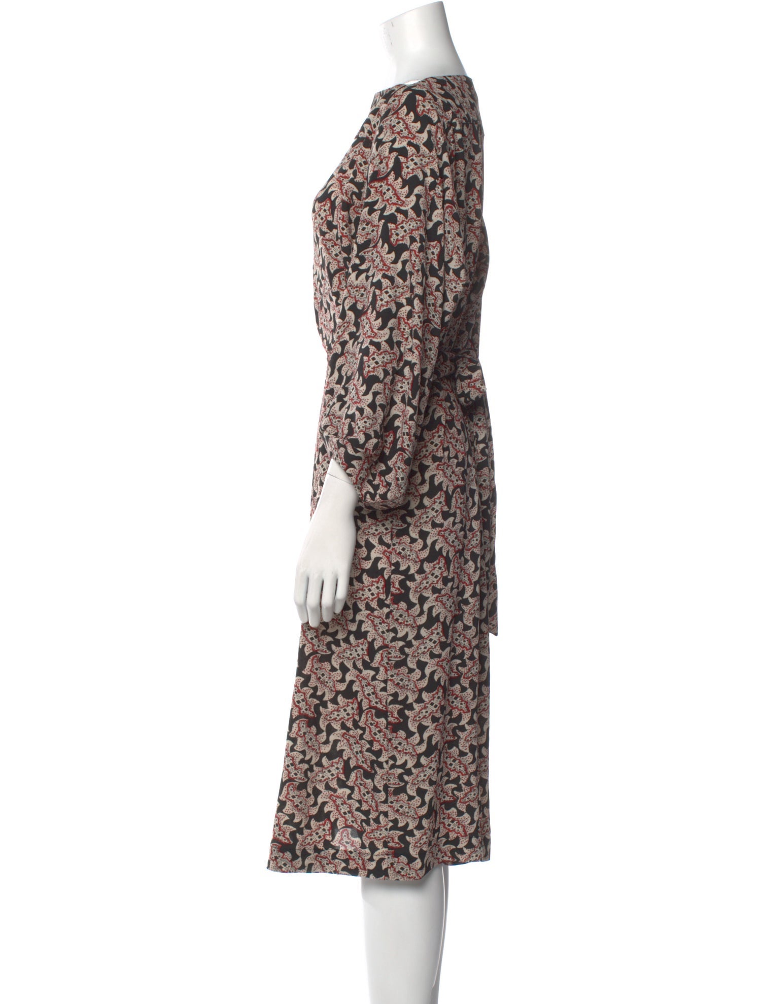 Étoile Isabel Marant Floral Print Knee-Length Dress