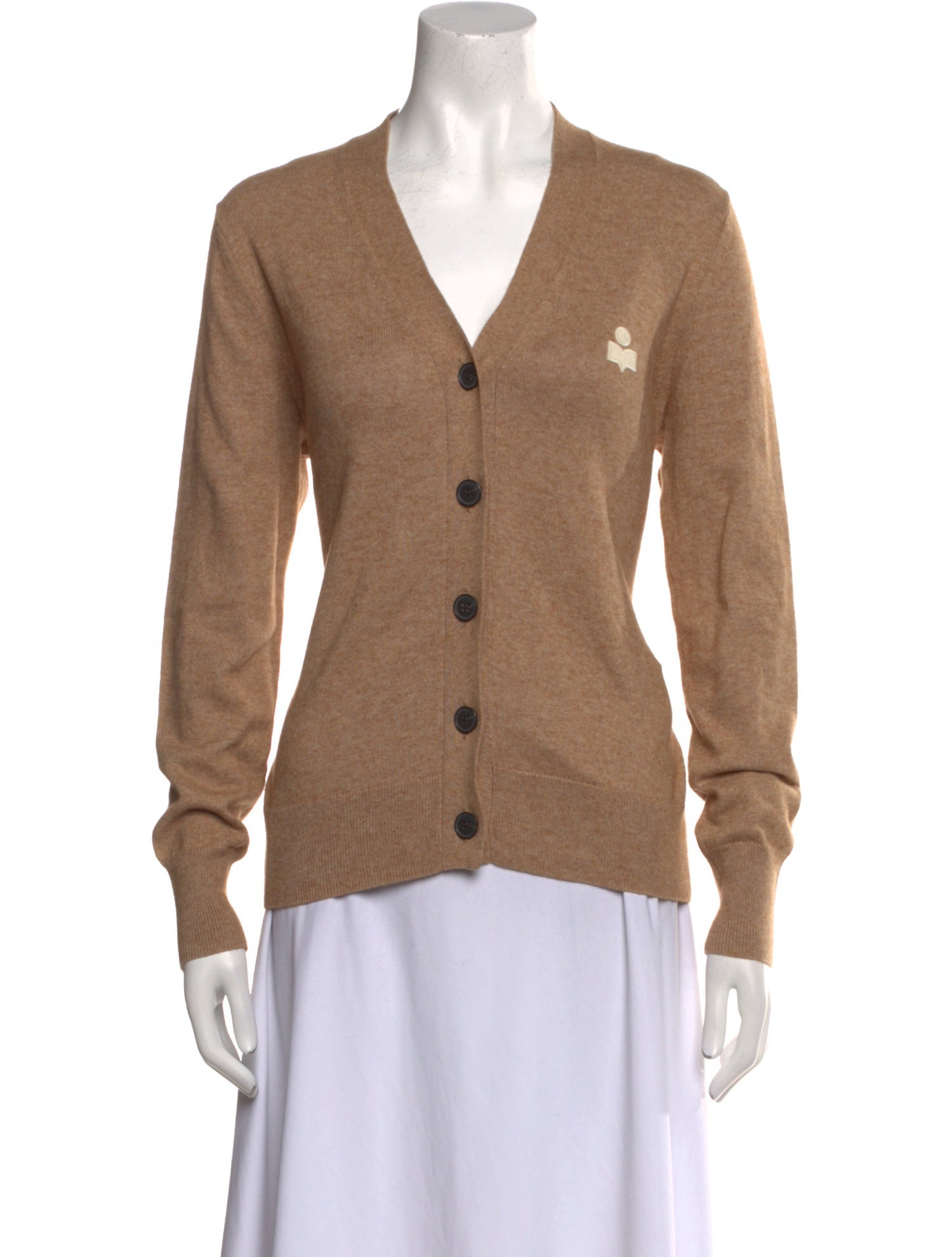 Étoile Isabel Marant V-Neck Long Sleeve Top