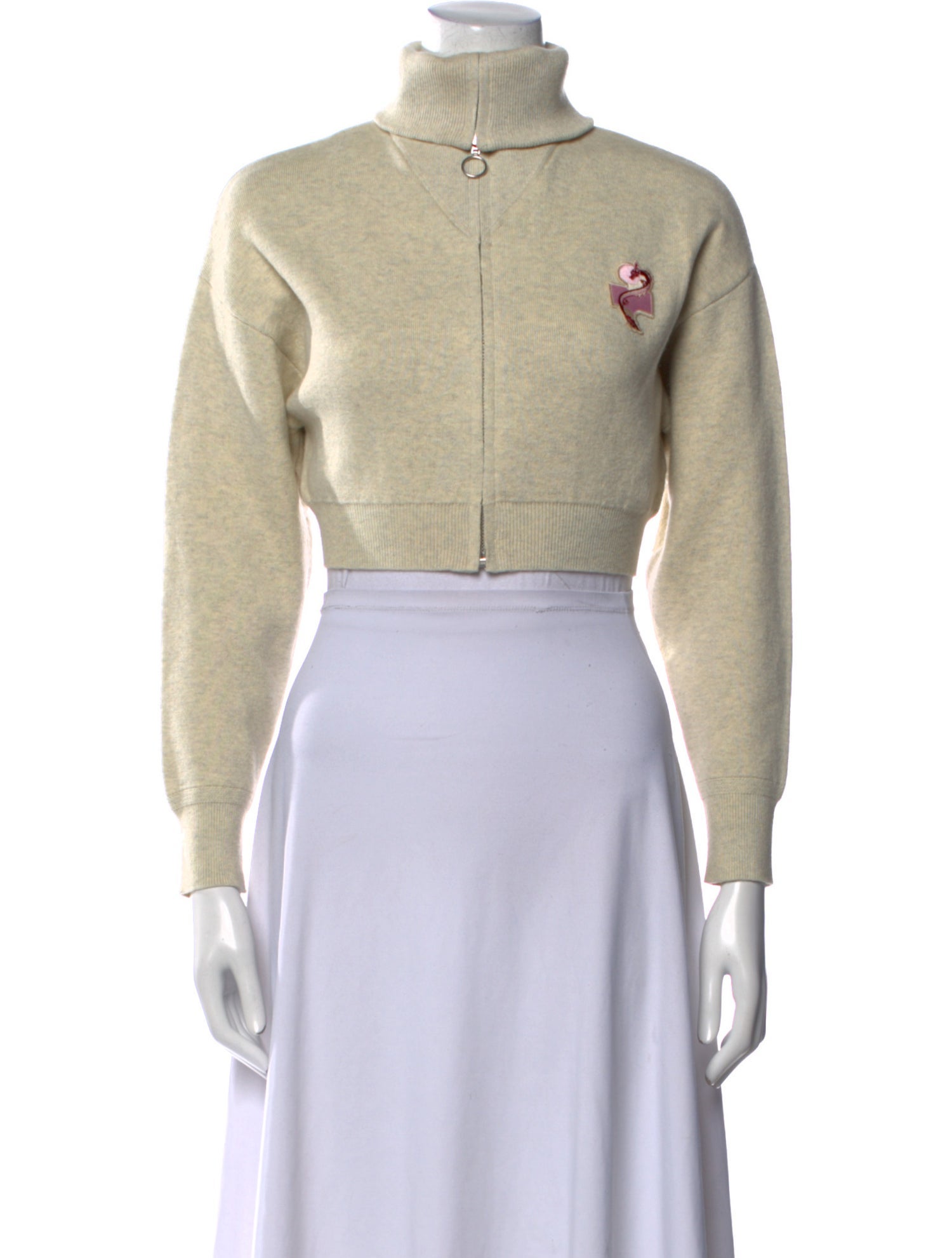 Étoile Isabel Marant Turtleneck Long Sleeve Crop Top