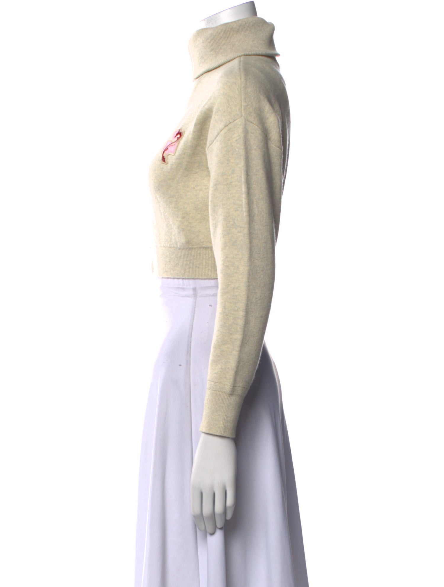 Étoile Isabel Marant Turtleneck Long Sleeve Crop Top