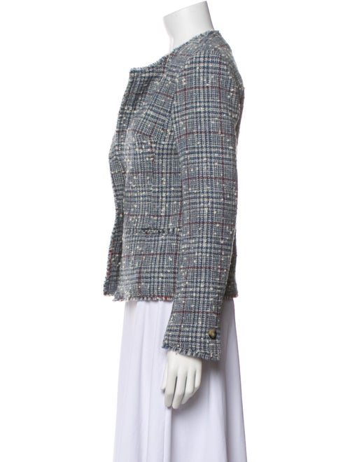 Étoile Isabel Marant Wool Plaid Print Blazer