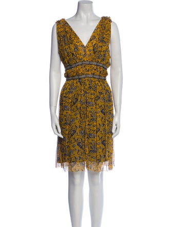Étoile Isabel Marant Silk Knee-Length Dress
