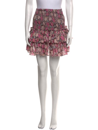 Étoile Isabel Marant Floral Print Mini Skirt