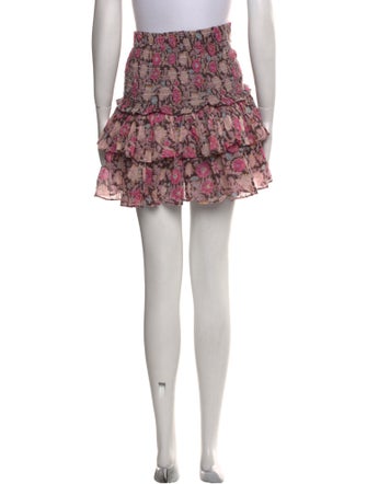 Étoile Isabel Marant Floral Print Mini Skirt