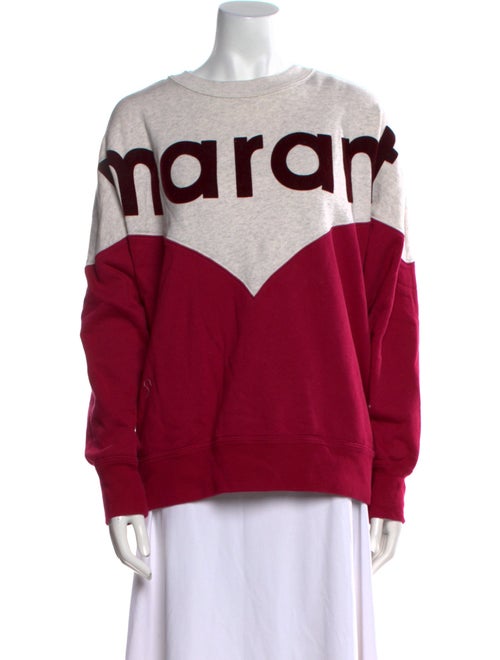 Étoile Isabel Marant Graphic Print Scoop Neck Sweater