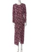Étoile Isabel Marant Floral Print Long Dress