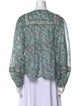 Étoile Isabel Marant Floral Print Crew Neck Blouse