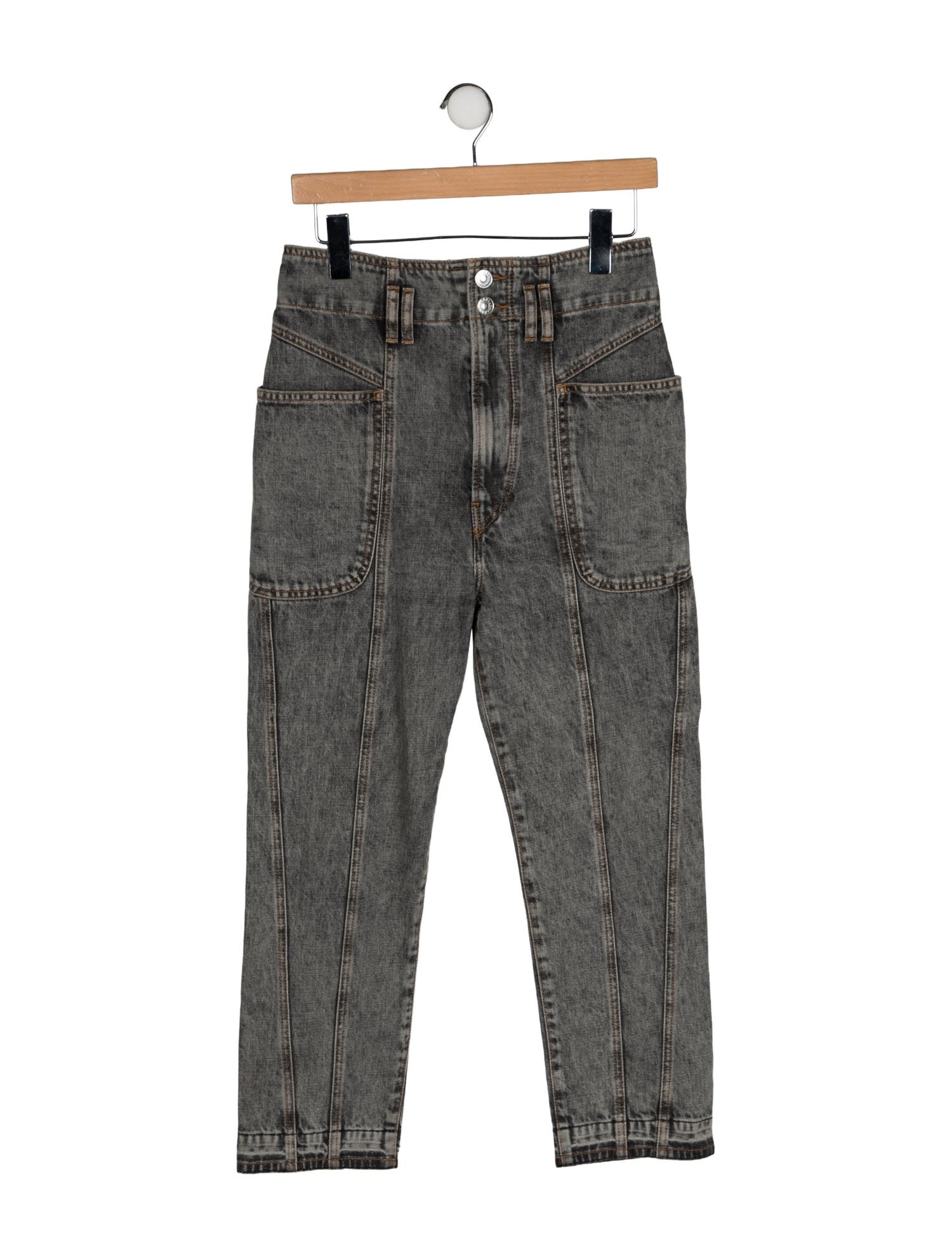 Étoile Isabel Marant High-Rise Straight Leg Jeans