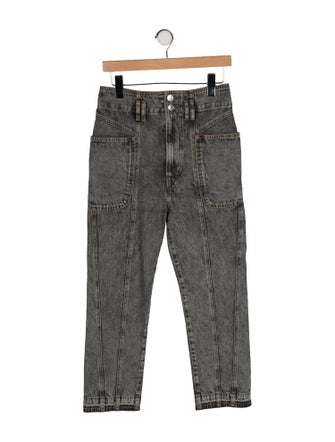Étoile Isabel Marant High-Rise Straight Leg Jeans