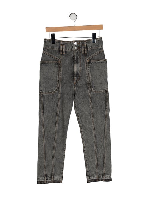 Étoile Isabel Marant High-Rise Straight Leg Jeans