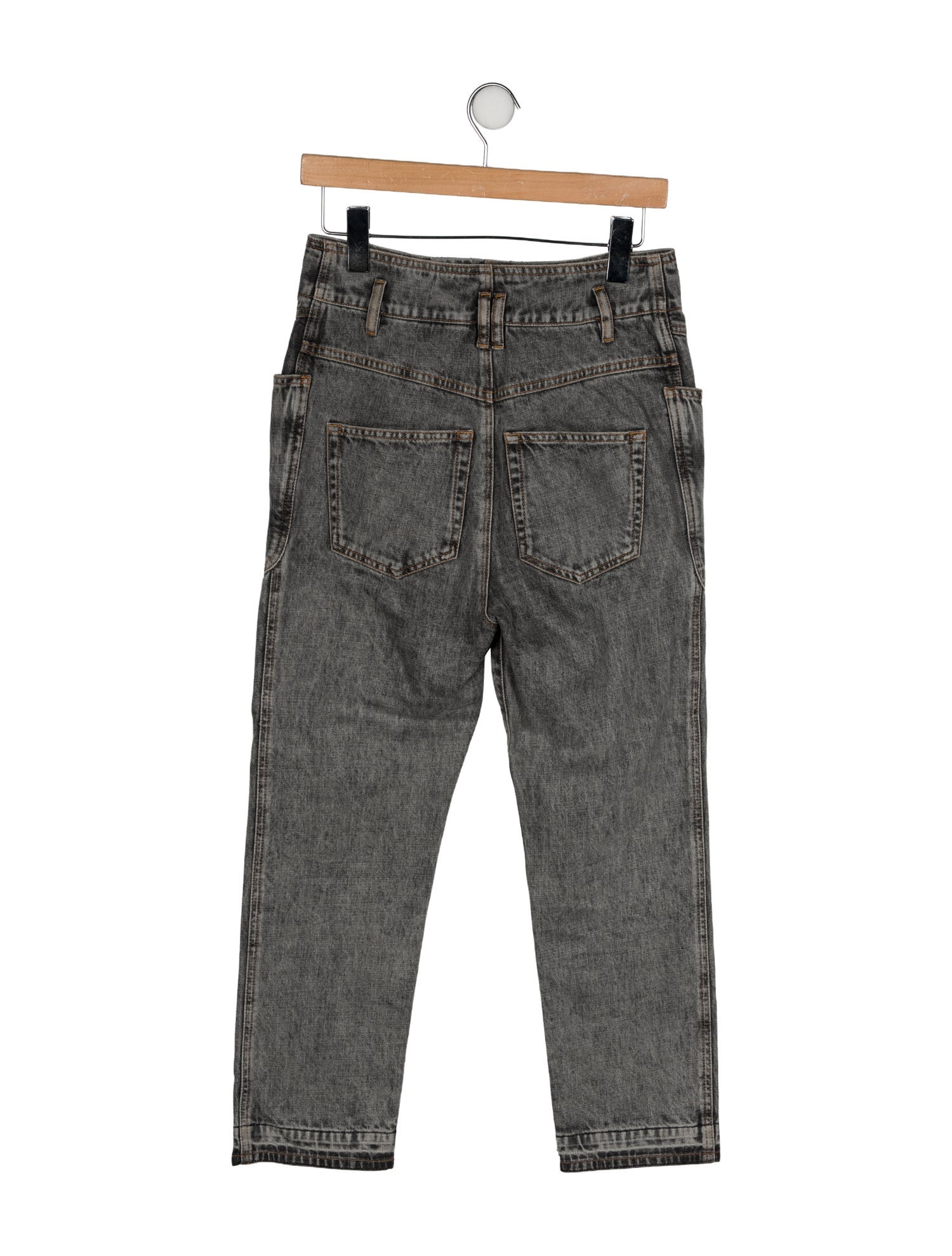 Étoile Isabel Marant High-Rise Straight Leg Jeans