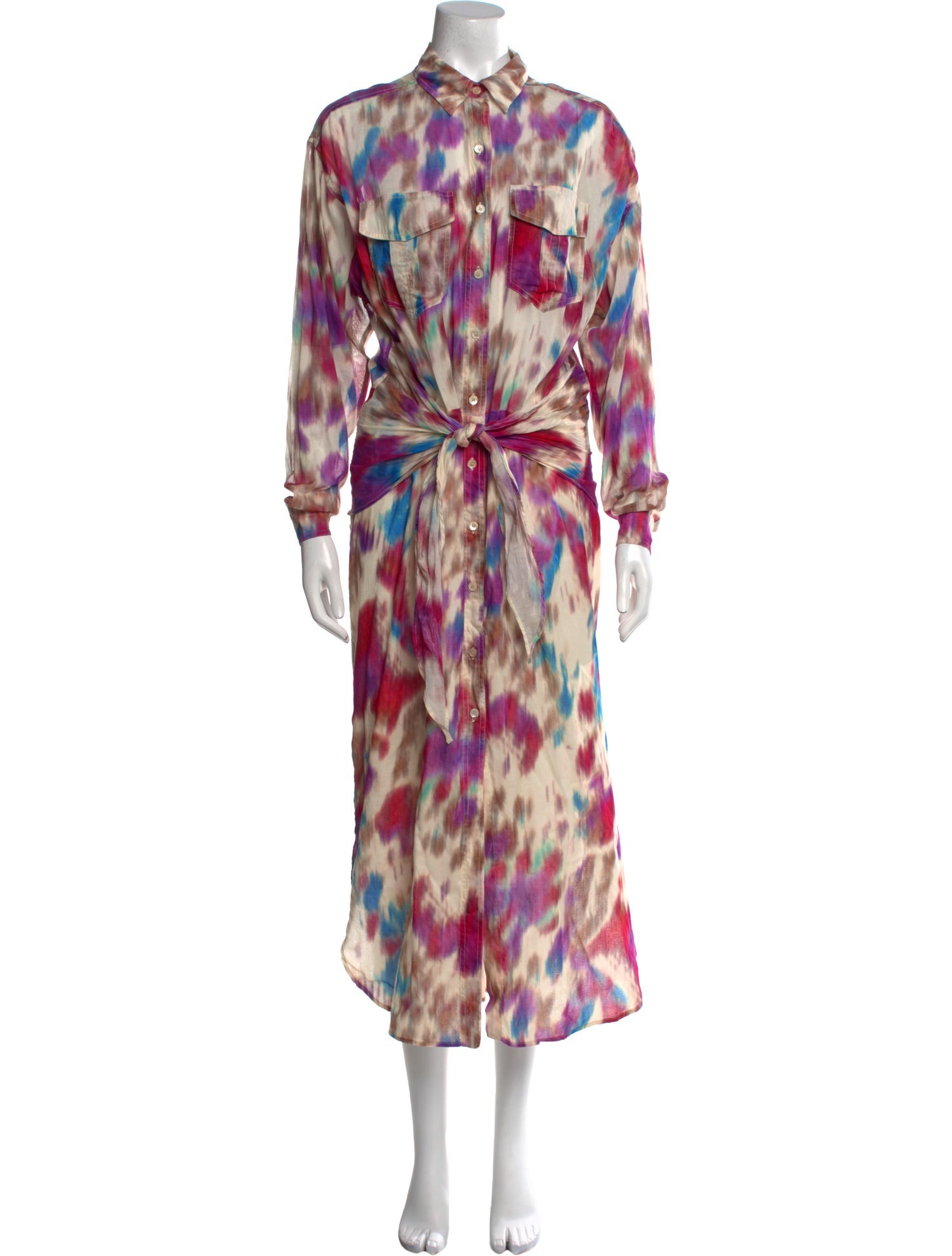 Étoile Isabel Marant Tie-Dye Print Long Dress w/ Tags