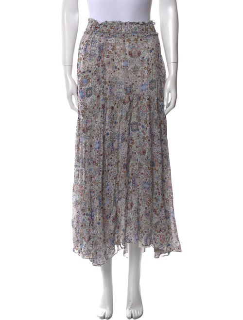 Étoile Isabel Marant Floral Print Midi Length Skirt