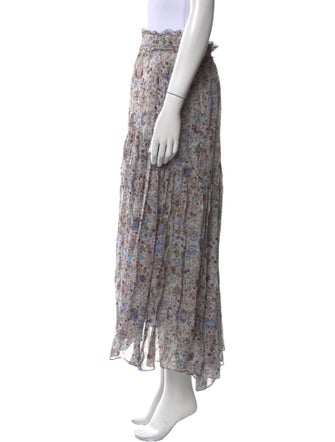 Étoile Isabel Marant Floral Print Midi Length Skirt