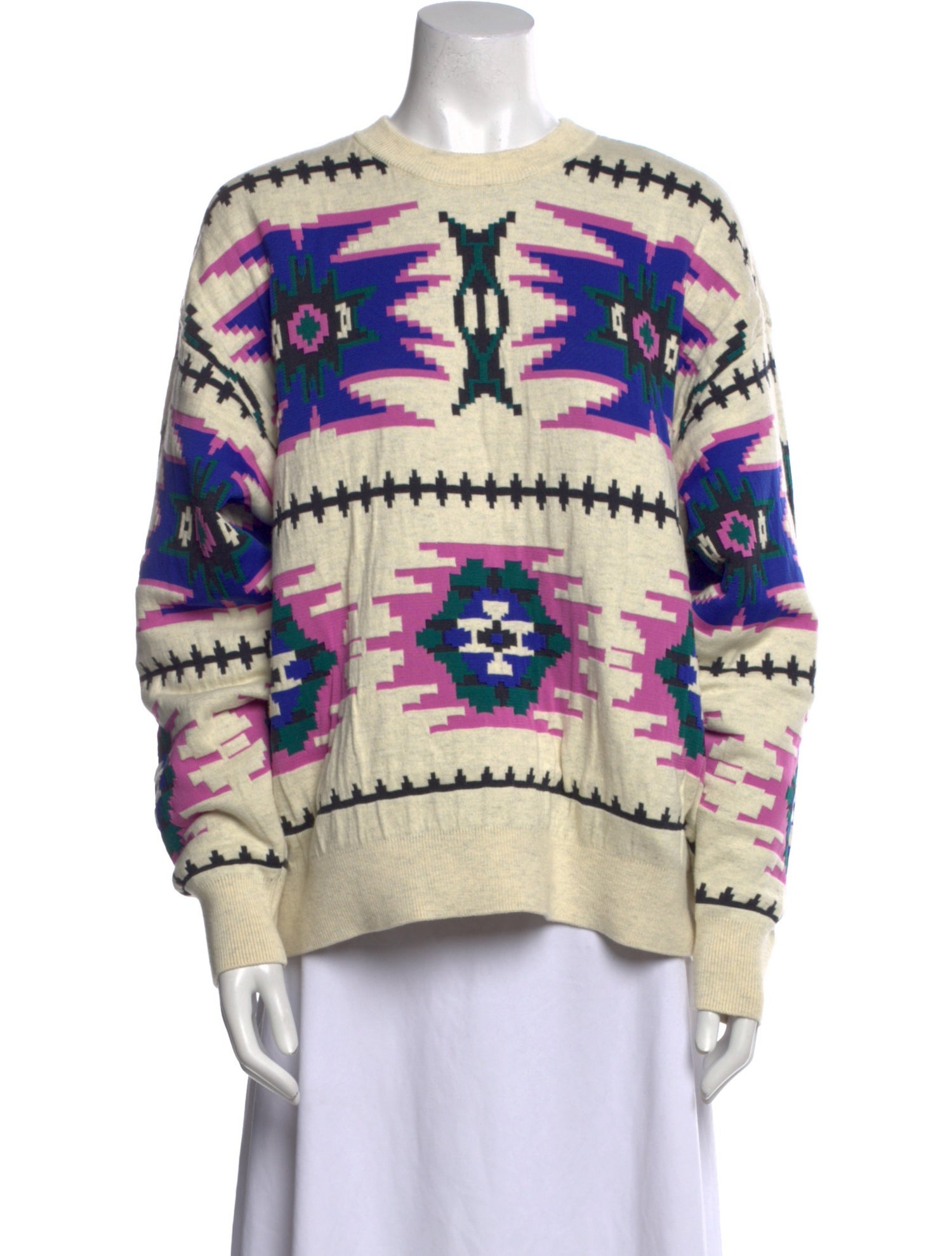 Étoile Isabel Marant Printed Crew Neck Sweater w/ Tags
