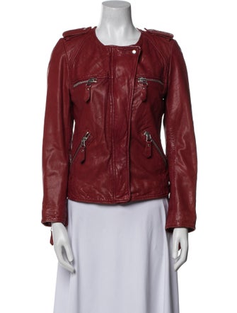 Étoile Isabel Marant Lambskin Biker Jacket