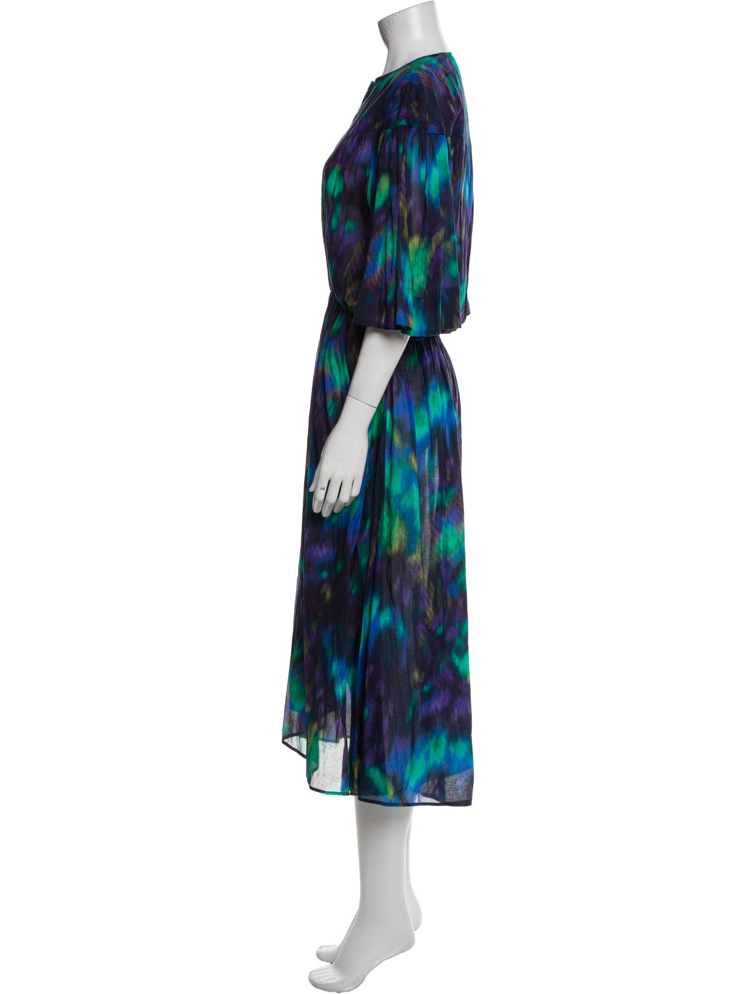 Étoile Isabel Marant Printed Midi Length Dress w/ Tags