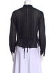 Étoile Isabel Marant Mock Neck Long Sleeve Blouse