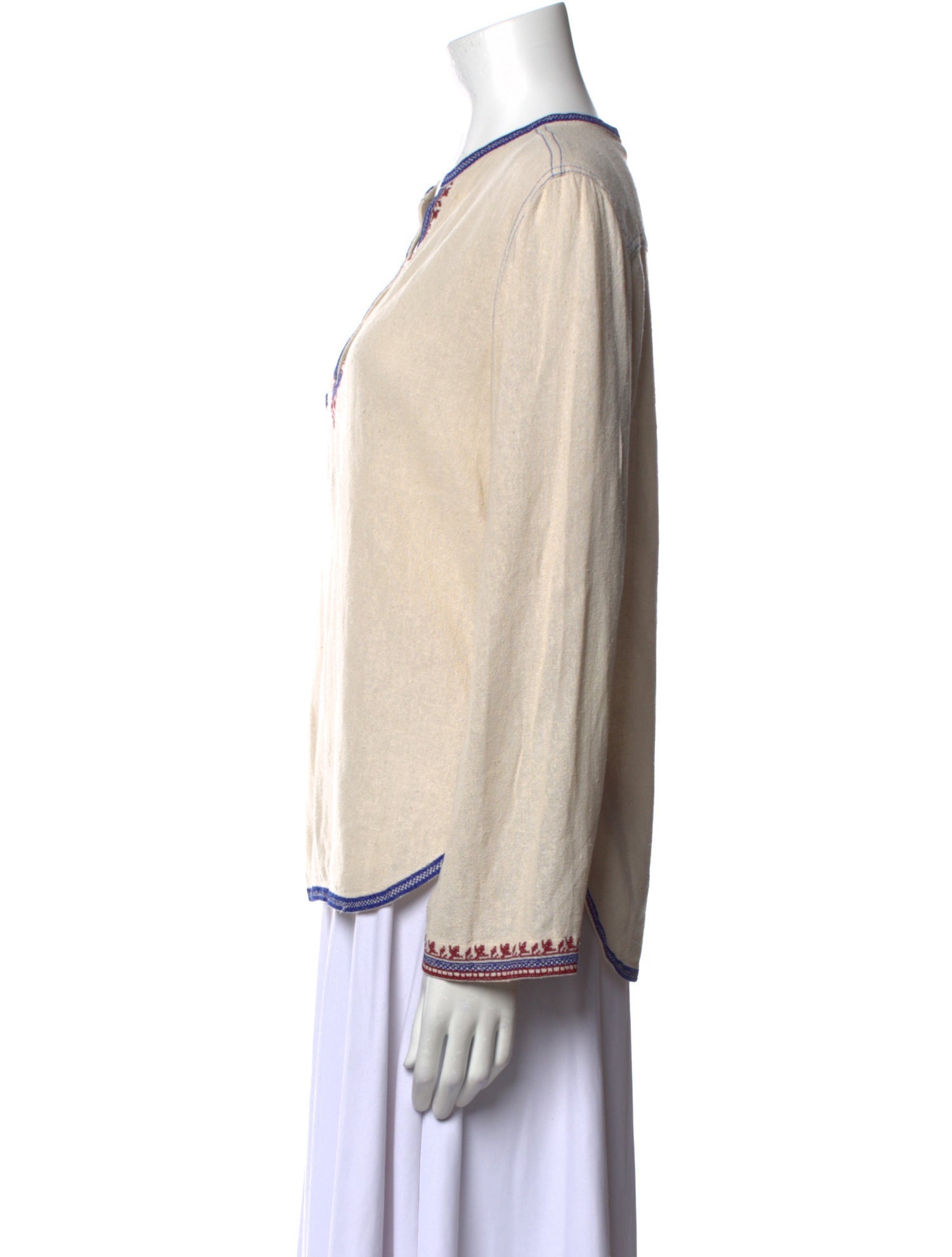 Étoile Isabel Marant Silk V-Neck Blouse